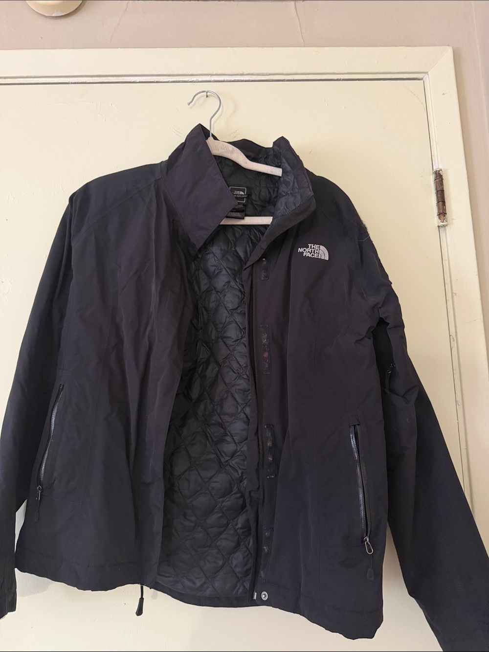 The North Face Men's Black Quilted-Lined Performance Jacket